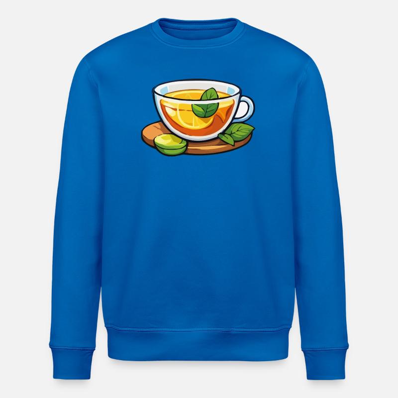 Zitrustee mit Minze - Stanley/Stella Unisex Bio-Sweatshirt ROLLER - Königsblau