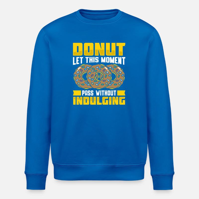 Restauration rapide en donuts - Sweat bio ROLLER Stanley/Stella Unisexe - bleu roi