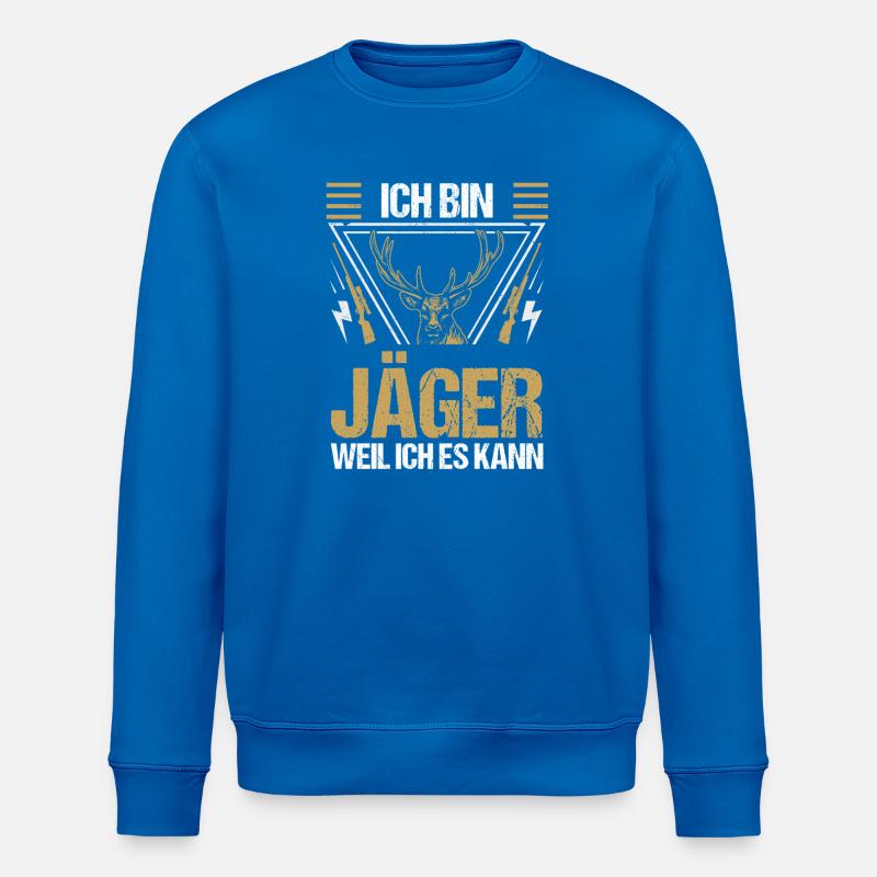 Jagd Jagen Waidmann Jäger - Stanley/Stella Unisex Bio-Sweatshirt ROLLER - Königsblau