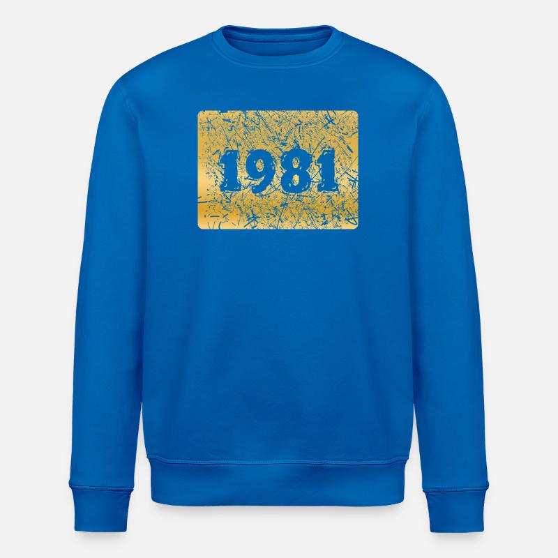 1981 - Stanley/Stella Unisex Bio-Sweatshirt ROLLER - Königsblau
