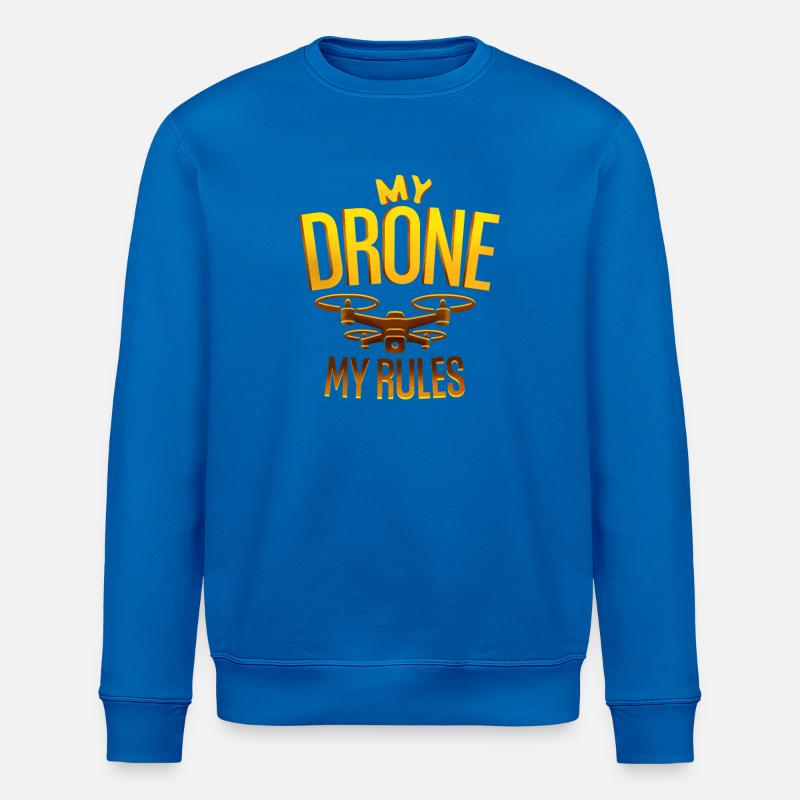 Drone my rules drone pilot - Stanley/Stella ROLLER Unisex Organic Sweatshirt - royal blue