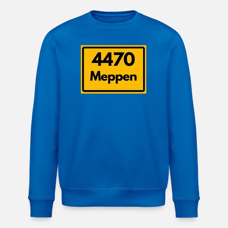 OLD POSTCODE POSTCODE RETRO 4470 MEPPEN - Stanley/Stella ROLLER Unisex Organic Sweatshirt - royal blue