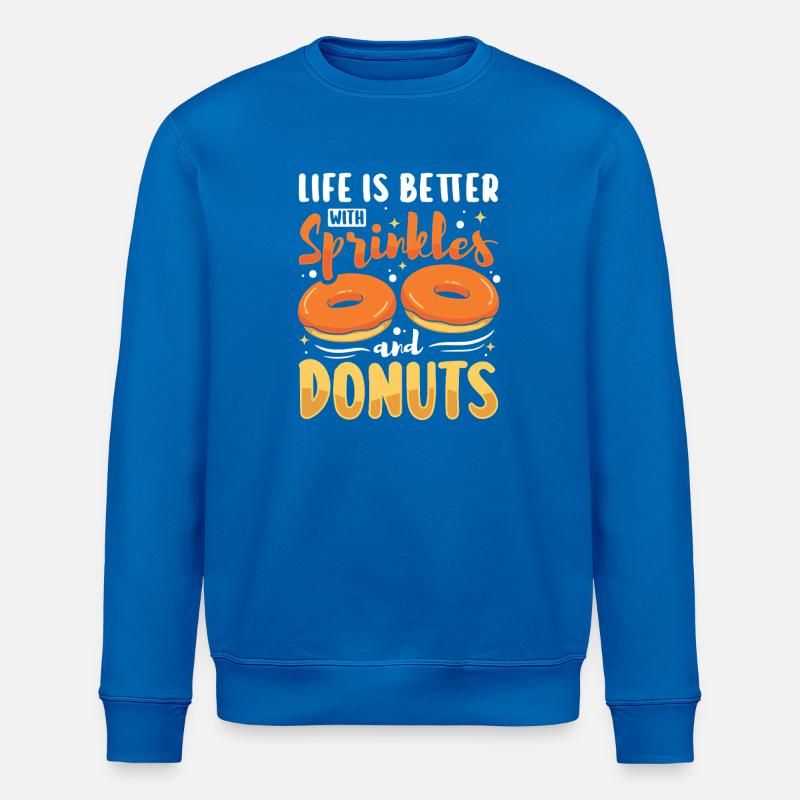 Restauration rapide en donuts - Sweat bio ROLLER Stanley/Stella Unisexe - bleu roi