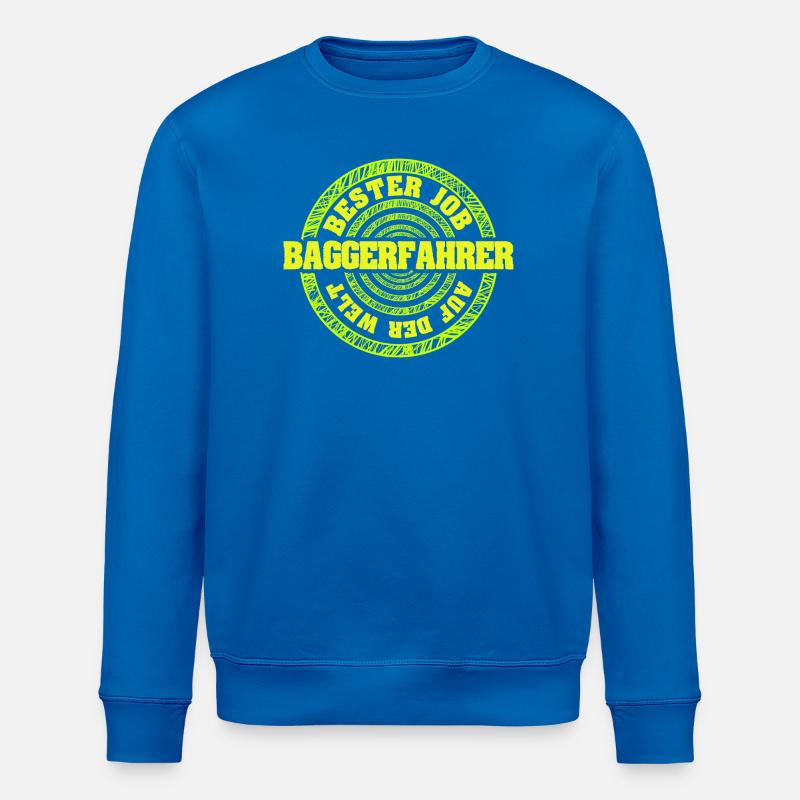 Beruf Baggerfahrer - Stanley/Stella Unisex Bio-Sweatshirt ROLLER - Königsblau