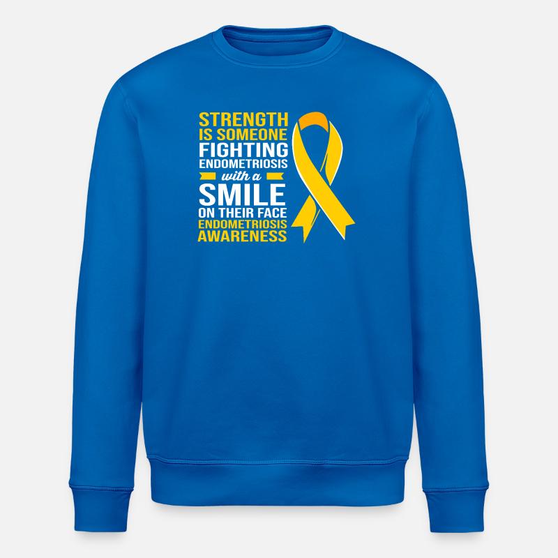 Endometriose Endo - Stanley/Stella Unisex Bio-Sweatshirt ROLLER - Königsblau