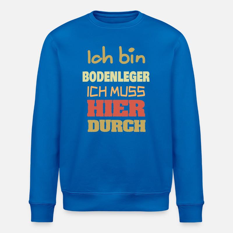 Job Bodenleger - Stanley/Stella Unisex Bio-Sweatshirt ROLLER - Königsblau