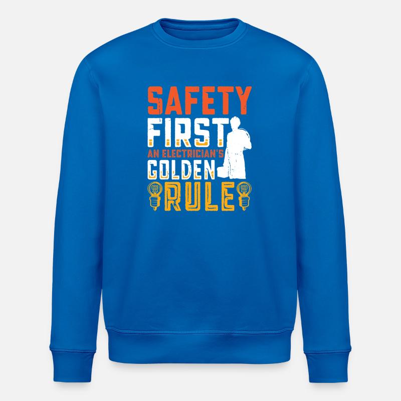 Electrician, Electronics Technician, Electrician - Stanley/Stella ROLLER Unisex Organic Sweatshirt - royal blue
