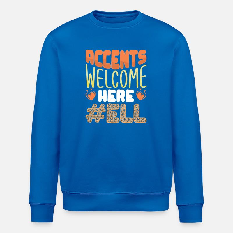 ELL-Lehrer englische Sprache - Stanley/Stella Unisex Bio-Sweatshirt ROLLER - Königsblau