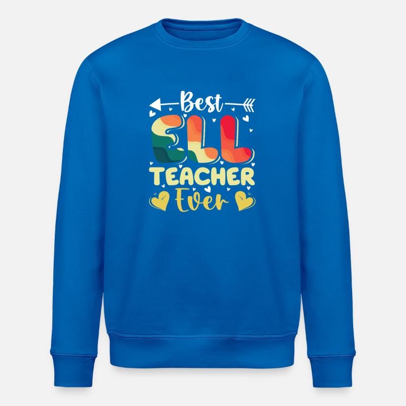 ELL-Lehrer englische Sprache - Stanley/Stella Unisex Bio-Sweatshirt ROLLER - Königsblau