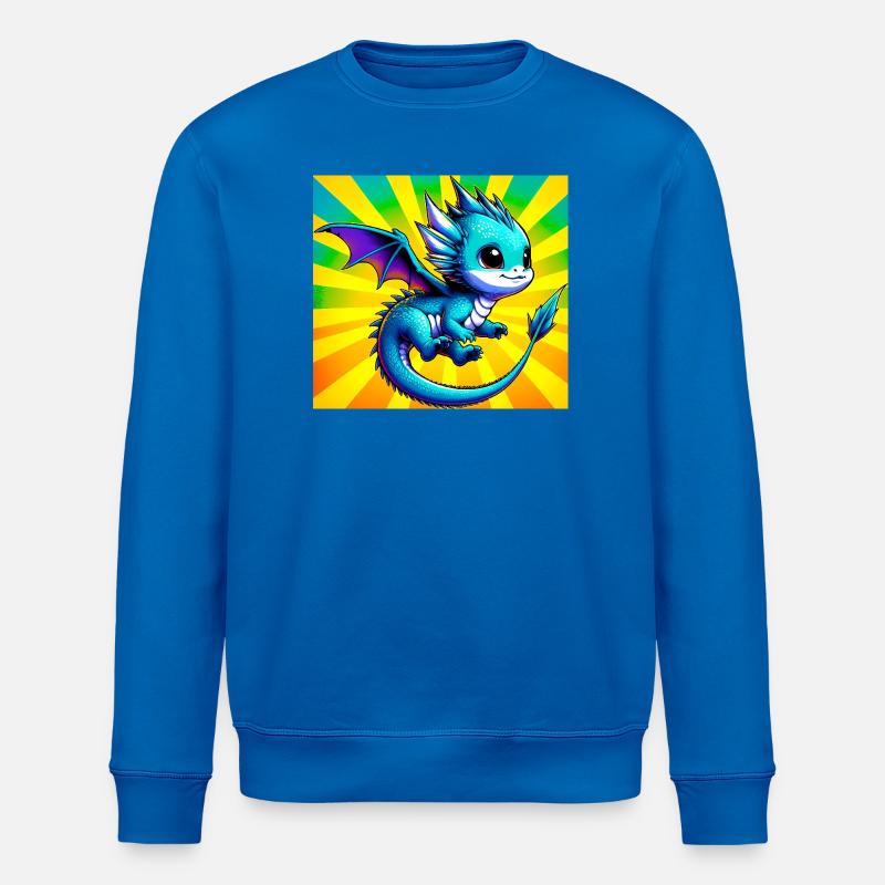 Drache - Stanley/Stella Unisex Bio-Sweatshirt ROLLER - Königsblau