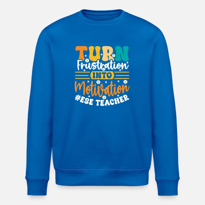 Cadeaux pour les enseignants ESE - Sweat bio ROLLER Stanley/Stella Unisexe - bleu roi