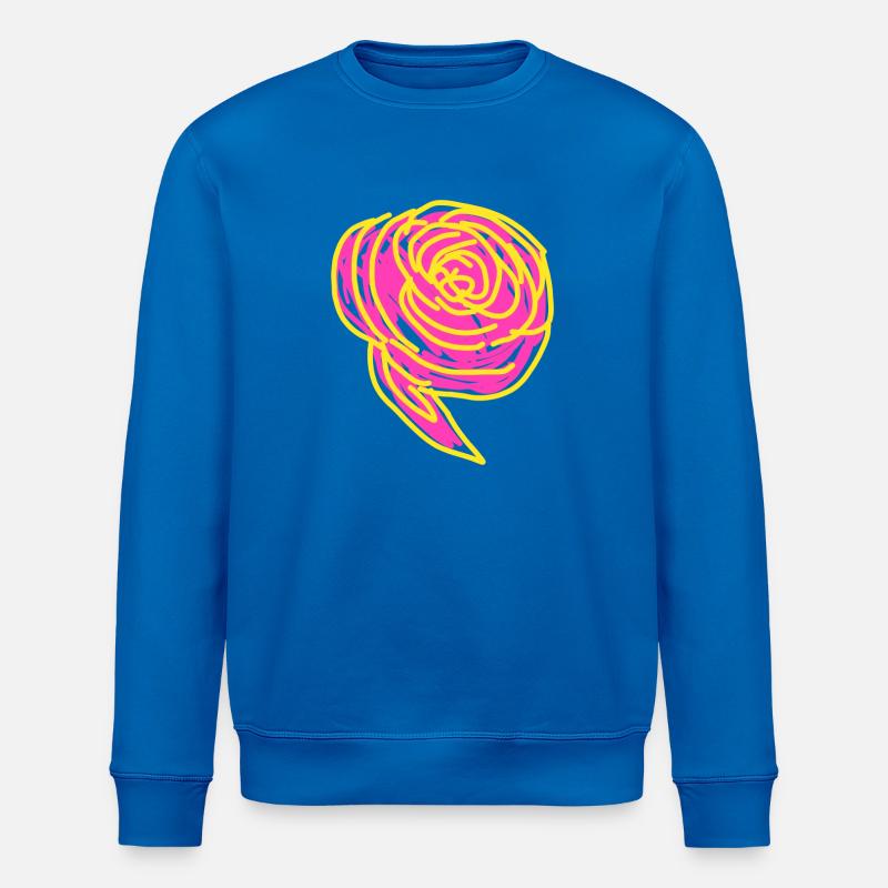 Ranunculus - Sweat bio ROLLER Stanley/Stella Unisexe - bleu roi
