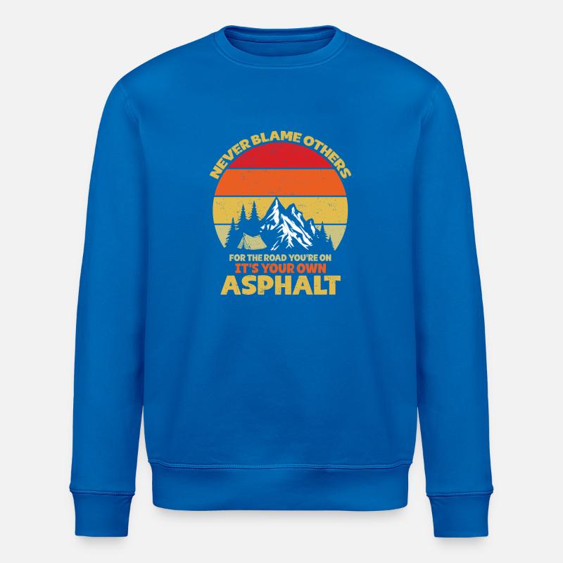 Camping Scouts Bergwanderung Waldcamper - Stanley/Stella Unisex Bio-Sweatshirt ROLLER - Königsblau
