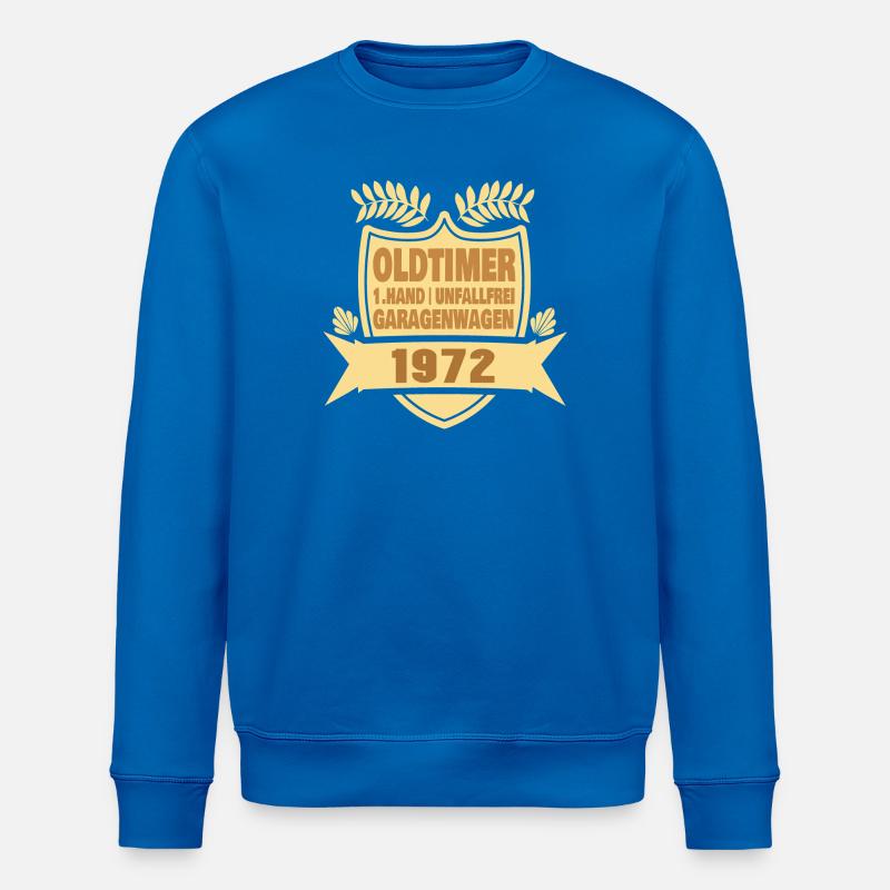 Opa 1972 - Stanley/Stella Unisex Bio-Sweatshirt ROLLER - Königsblau