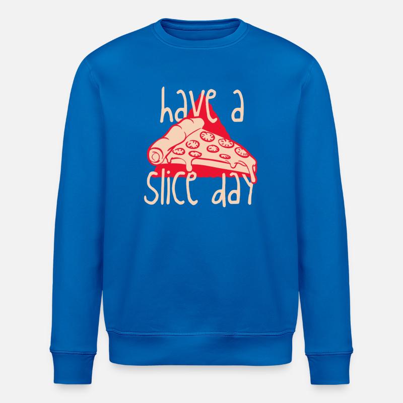Hab einen Slice Day - Stanley/Stella Unisex Bio-Sweatshirt ROLLER - Königsblau