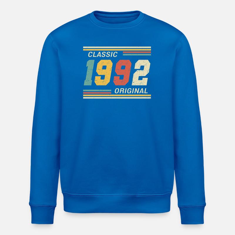 Classique 1992 original 1992 - Sweat bio ROLLER Stanley/Stella Unisexe - bleu roi