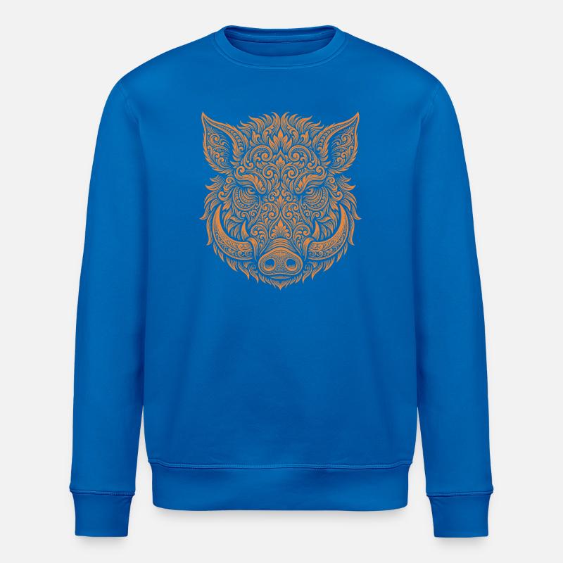 Wildschwein - Stanley/Stella Unisex Bio-Sweatshirt ROLLER - Königsblau
