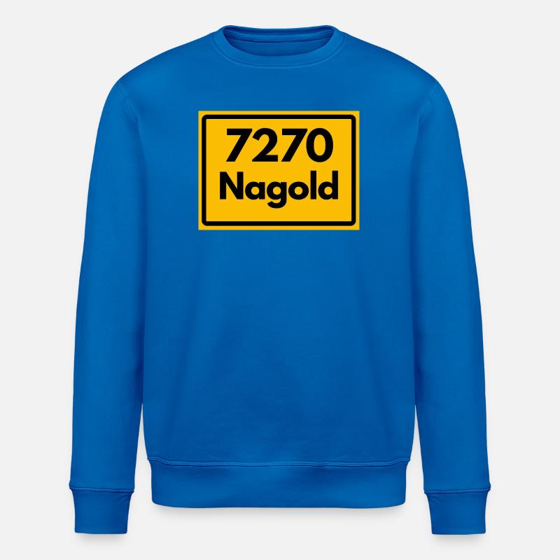 ANCIEN CODE POSTAL 7270 NAGOLD HEIMATSTOLZ - Sweat bio ROLLER Stanley/Stella Unisexe - bleu roi