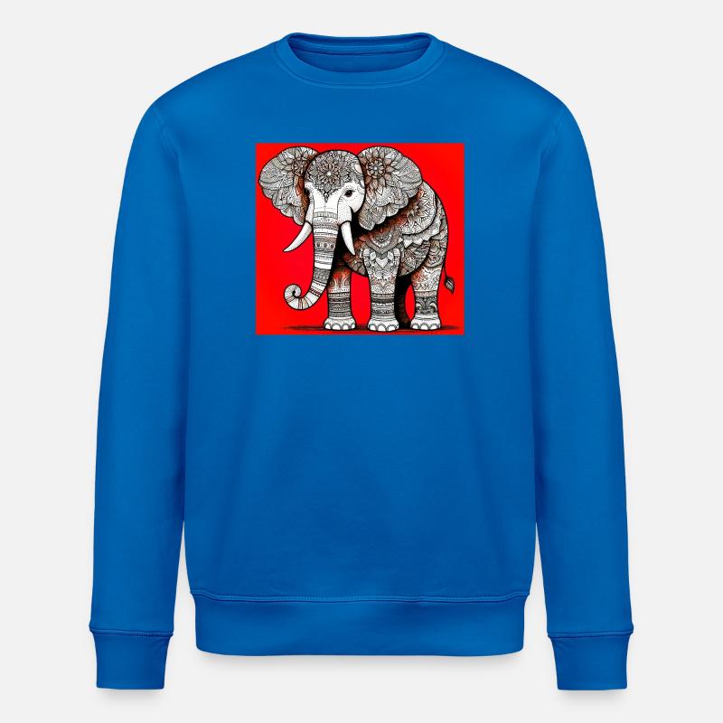 Elefant - Stanley/Stella Unisex Bio-Sweatshirt ROLLER - Königsblau