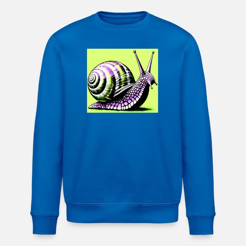 Schnecke - Stanley/Stella Unisex Bio-Sweatshirt ROLLER - Königsblau