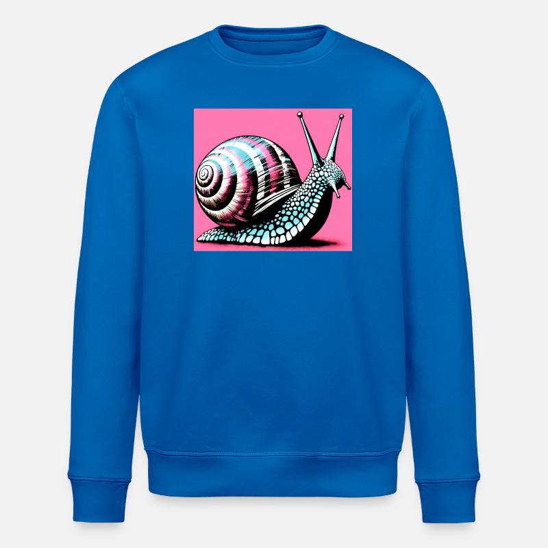 Schnecke - Stanley/Stella Unisex Bio-Sweatshirt ROLLER - Königsblau