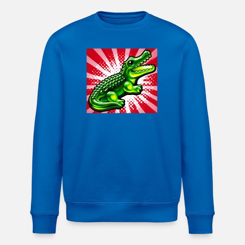 crocodile - Sweat bio ROLLER Stanley/Stella Unisexe - bleu roi