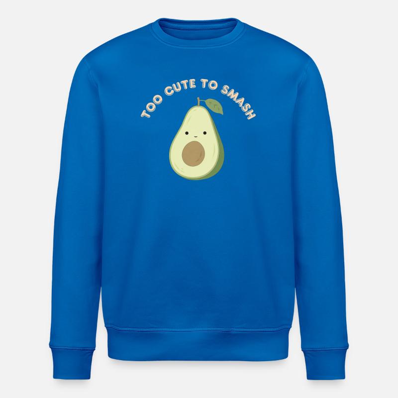 Avocado Cute to Smash - Stanley/Stella Unisex Bio-Sweatshirt ROLLER - Königsblau