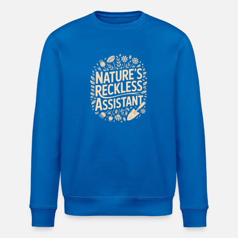 Der rücksichtslose Assistent der Natur - Stanley/Stella Unisex Bio-Sweatshirt ROLLER - Königsblau