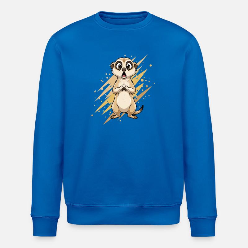 Überraschendes Erdmännchen  - Stanley/Stella Unisex Bio-Sweatshirt ROLLER - Königsblau