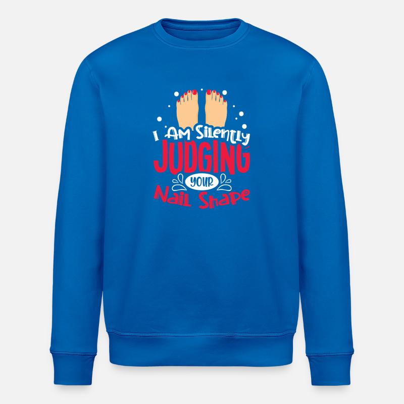 Nageldesigner Nageldesignerin Kosmetik Nagelstudio - Stanley/Stella Unisex Bio-Sweatshirt ROLLER - Königsblau