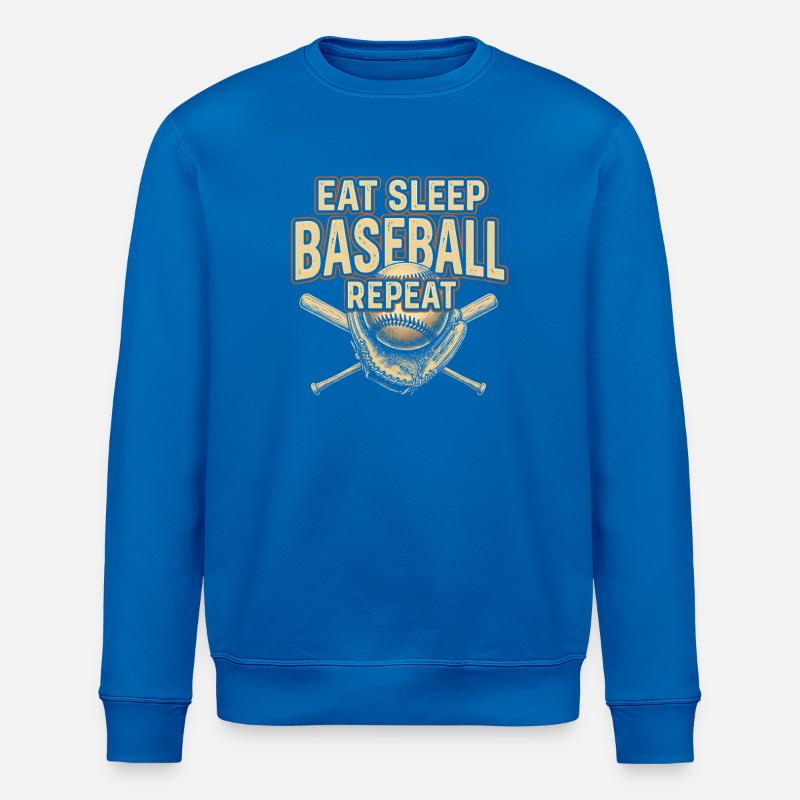 Mange Sommeil Baseball Répéter - Sweat bio ROLLER Stanley/Stella Unisexe - bleu roi