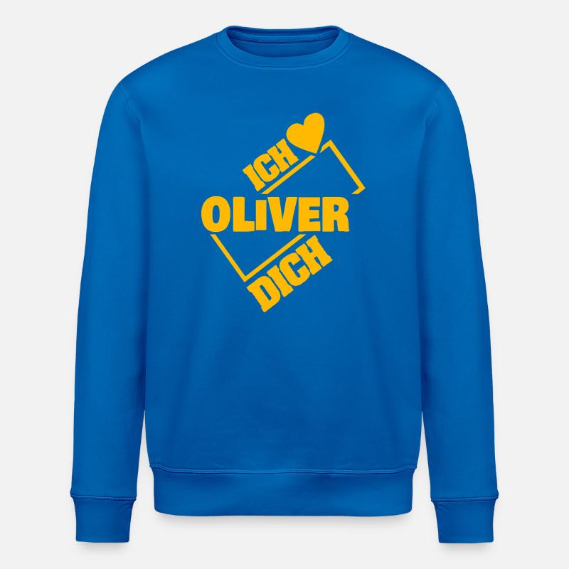 Dear Oliver, - Stanley/Stella ROLLER Unisex Organic Sweatshirt - royal blue