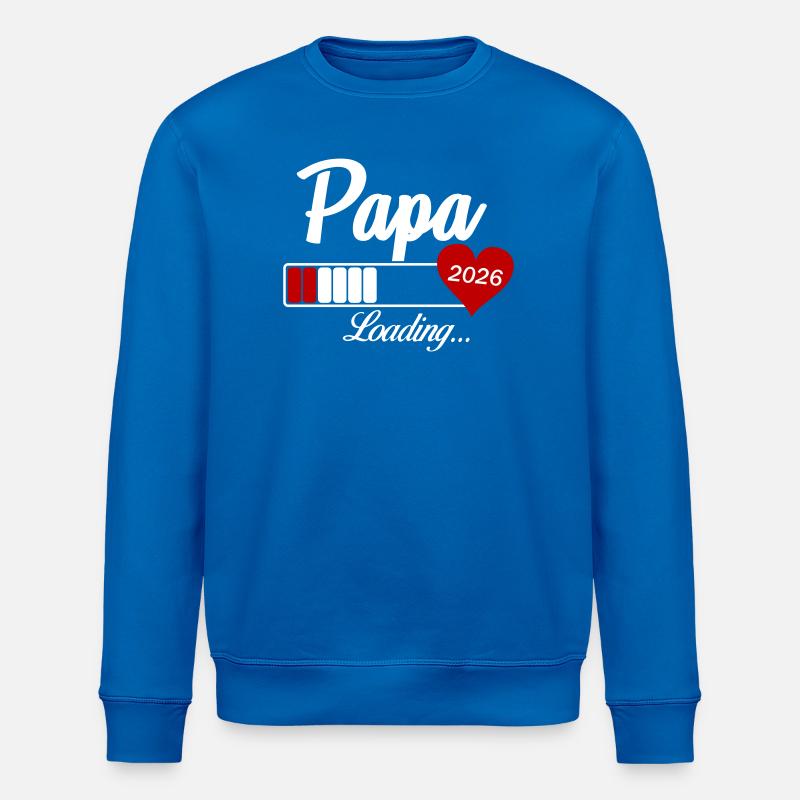 Papa Loading 2026 - Stanley/Stella Unisex Bio-Sweatshirt ROLLER - Königsblau
