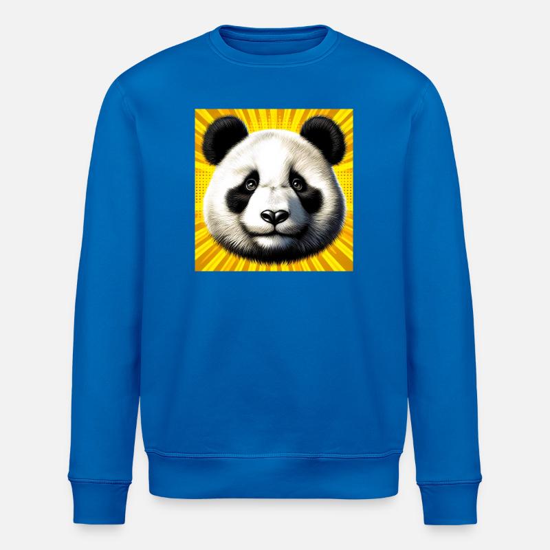 Panda - Stanley/Stella Unisex Bio-Sweatshirt ROLLER - Königsblau