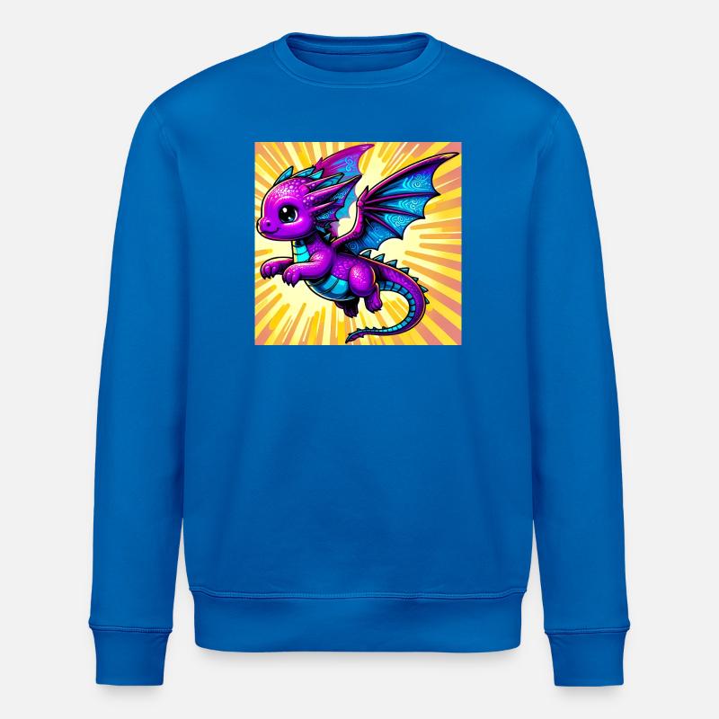 Drache - Stanley/Stella Unisex Bio-Sweatshirt ROLLER - Königsblau