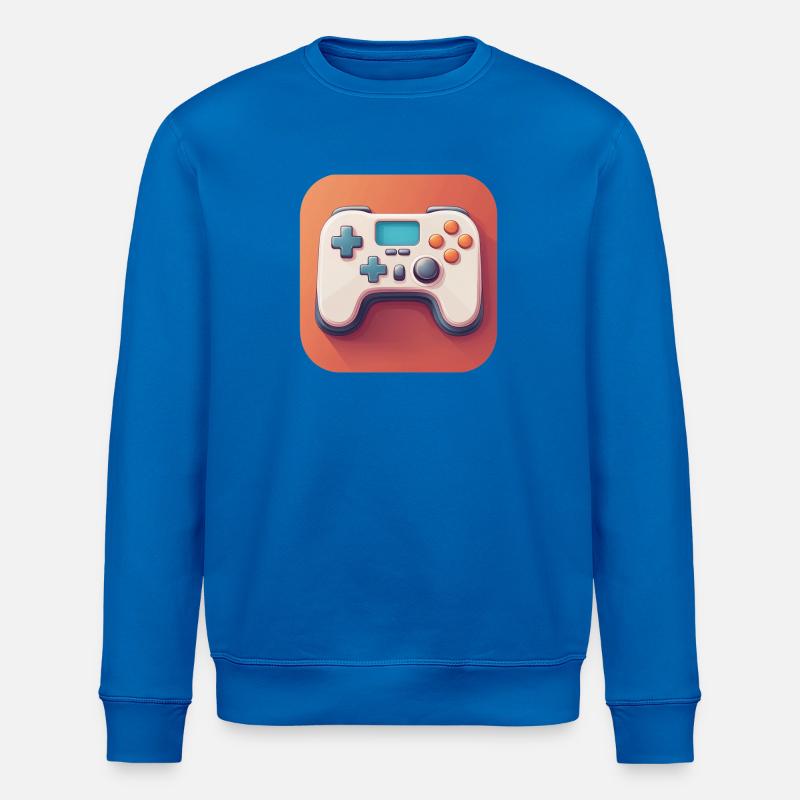 Design manette jeu vidéo - Sweat bio ROLLER Stanley/Stella Unisexe - bleu roi