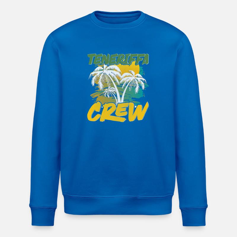 Teneriffa Crew - Stanley/Stella Unisex Bio-Sweatshirt ROLLER - Königsblau