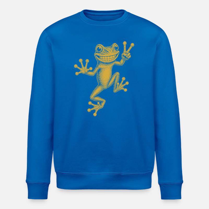 Laubfrosch - Stanley/Stella Unisex Bio-Sweatshirt ROLLER - Königsblau