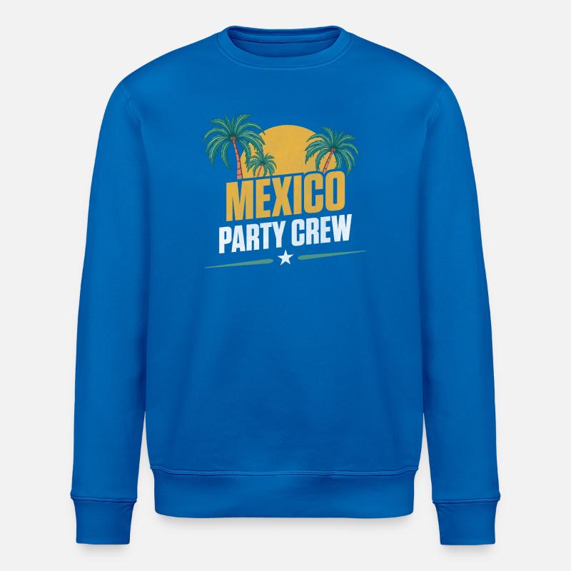 Mexiko Party Crew - Stanley/Stella Unisex Bio-Sweatshirt ROLLER - Königsblau