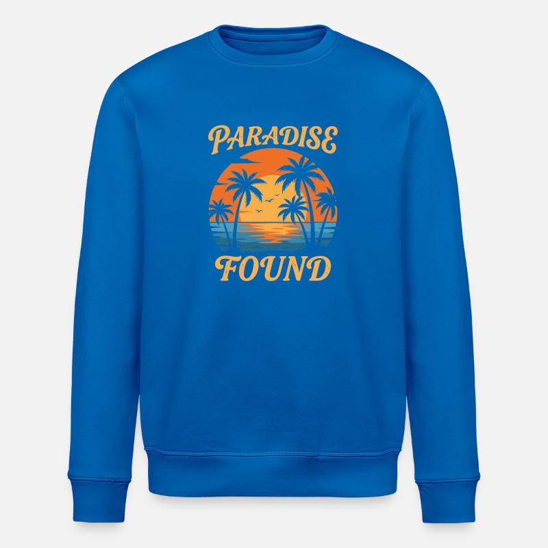 Paradise Found Sunset Circle - Stanley/Stella Unisex Bio-Sweatshirt ROLLER - Königsblau