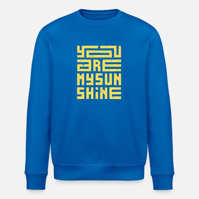 Tu es mon rayon de soleil - Sweat bio ROLLER Stanley/Stella Unisexe - bleu roi