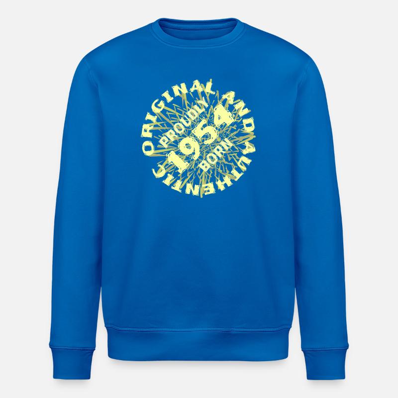 Authentic 1954 - Stanley/Stella ROLLER Unisex Organic Sweatshirt - royal blue