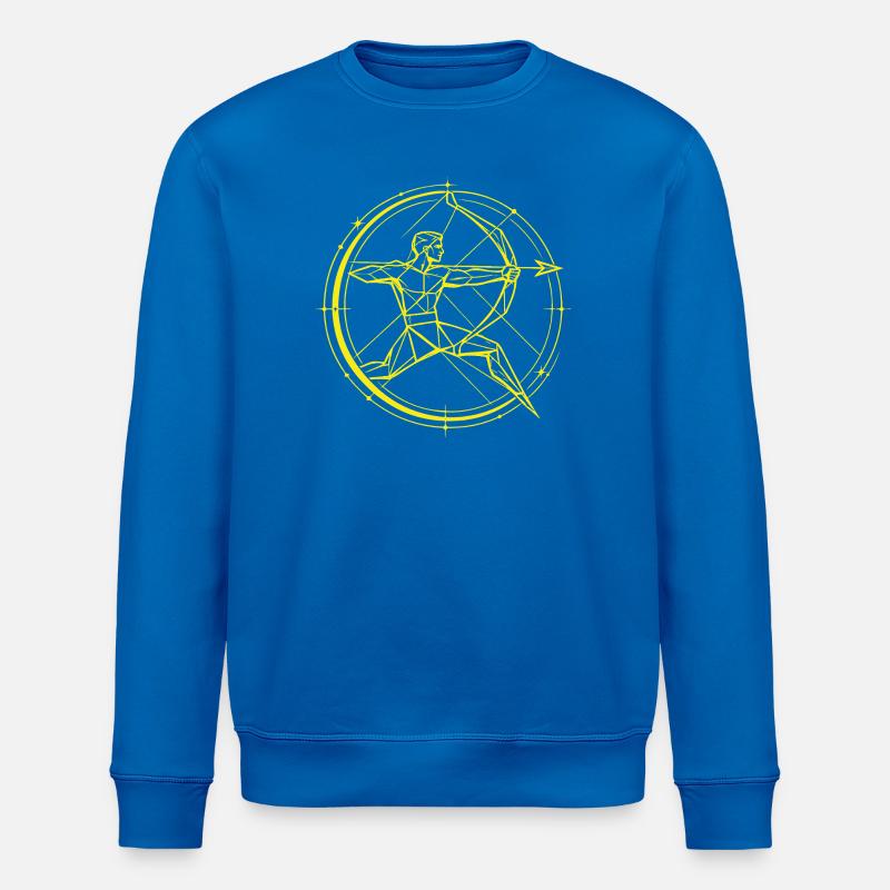 Signe du Sagittaire – But & Liberté - Sweat bio ROLLER Stanley/Stella Unisexe - bleu roi