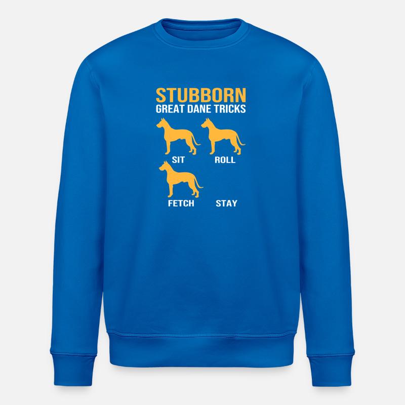 Deutsche Dogge - Stanley/Stella Unisex Bio-Sweatshirt ROLLER - Königsblau