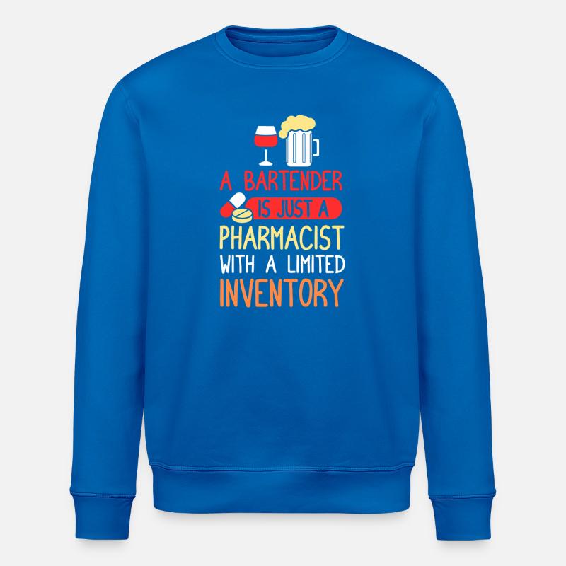 Barkeeper Kellner bartender Barmann - Stanley/Stella Unisex Bio-Sweatshirt ROLLER - Königsblau