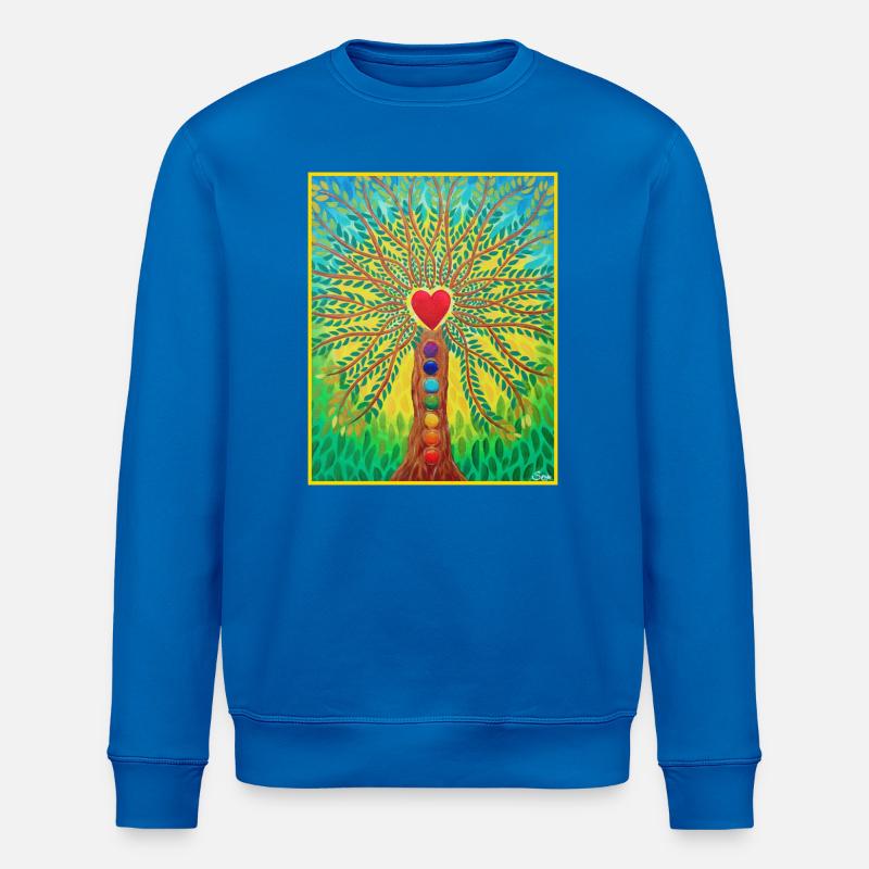 Lebensbaum Lebensenergie - Sonja von Staden - Stanley/Stella ROLLER Unisex Organic Sweatshirt - royal blue