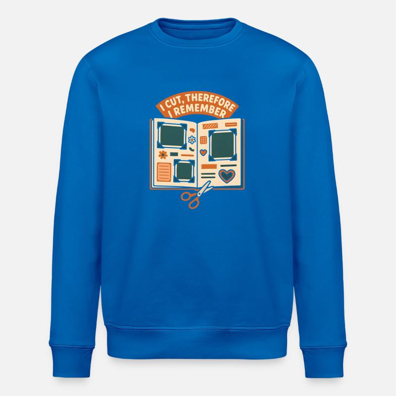 I Cut | Artisanat de scrapbooking - Sweat bio ROLLER Stanley/Stella Unisexe - bleu roi