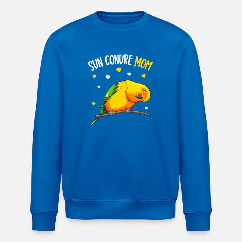 Sun Conure Mom - Stanley/Stella ROLLER Unisex Organic Sweatshirt - royal blue