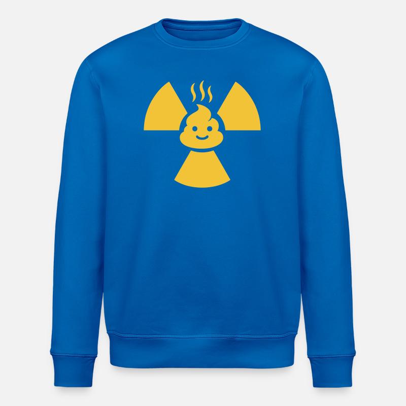 Crotte nucléaire - Sweat bio ROLLER Stanley/Stella Unisexe - bleu roi