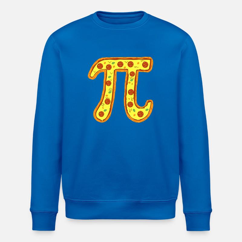 Emblème Pizza Pi, symbole Pepperoni - Sweat bio ROLLER Stanley/Stella Unisexe - bleu roi